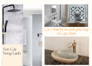 Gợi ý thiết bị vệ sinh phù hợp cho gia đình – Bền đẹp, tiết kiệm chi phí