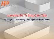 Lavabo Sứ Trắng – Bí Quyết Giữ Phòng Tắm Tinh Tế Và Sạch Sẽ Hơn 200%