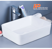 Lavabo sứ cáo cấp LB-06