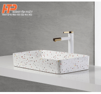 Lavabo sứ cáo cấp LB-10