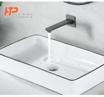 Lavabo sứ cáo cấp LB-14