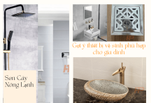 Gợi ý thiết bị vệ sinh phù hợp cho gia đình – Bền đẹp, tiết kiệm chi phí