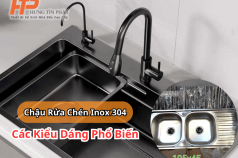 Các Kiểu Dáng Chậu Rửa Chén Inox 304 Phổ Biến – 1 Ngăn, 2 Ngăn Sang Trọng, Bền Đẹp