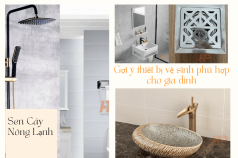 Gợi ý thiết bị vệ sinh phù hợp cho gia đình – Bền đẹp, tiết kiệm chi phí