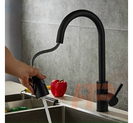 Vòi chén nóng lạnh màu đen