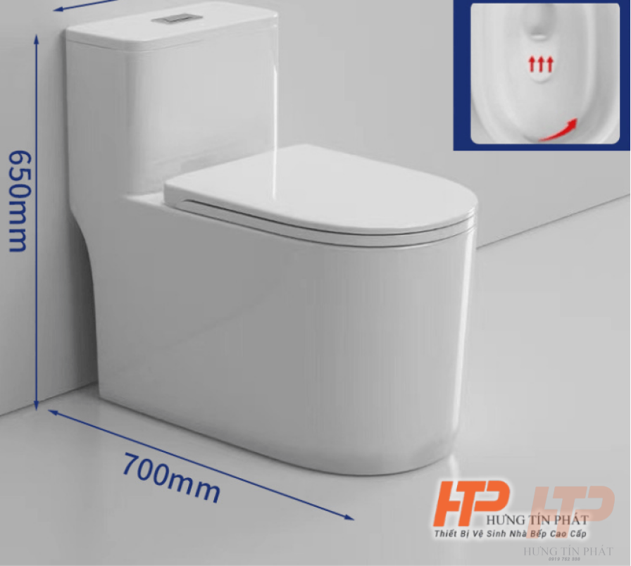 Bồn Cầu Khối HTP C02